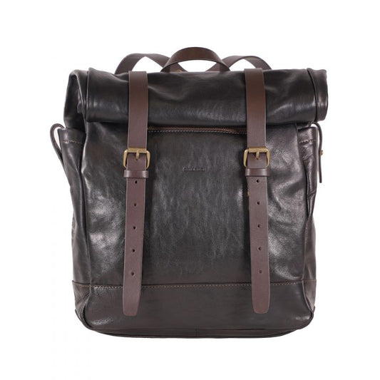 Men's backpack laptop holder LEATHER Chiarugi